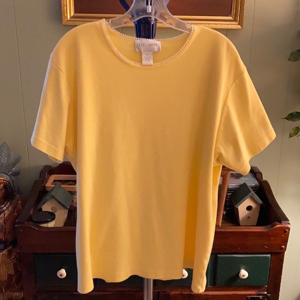 Sport Savvy short sleeve cotton top 2X